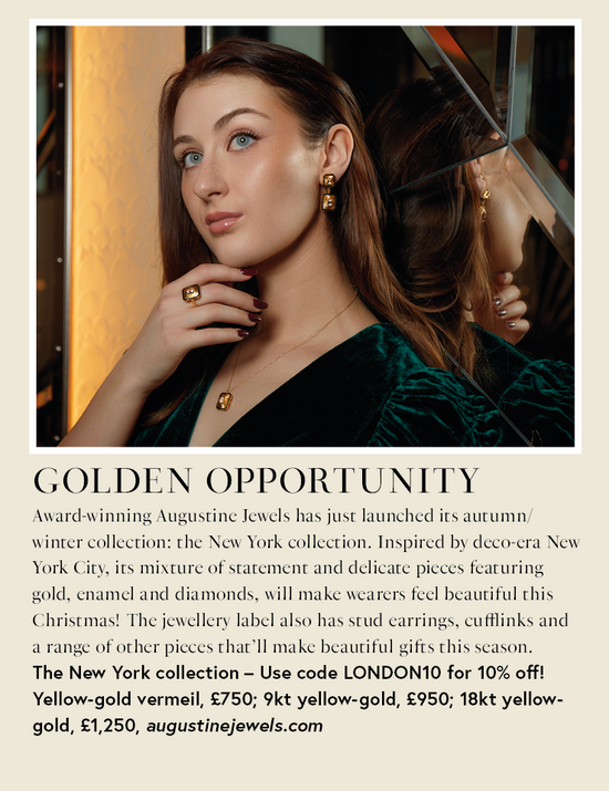 Augustine Jewels Feature in The London Magazine's Christmas Gift Guide