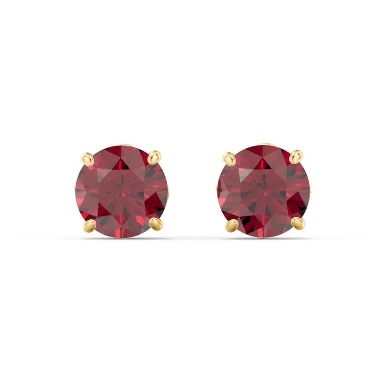 Ruby Stud Earrings