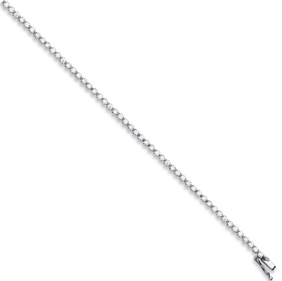 18ct White Gold 3.00ct Diamond Tennis Bracelet